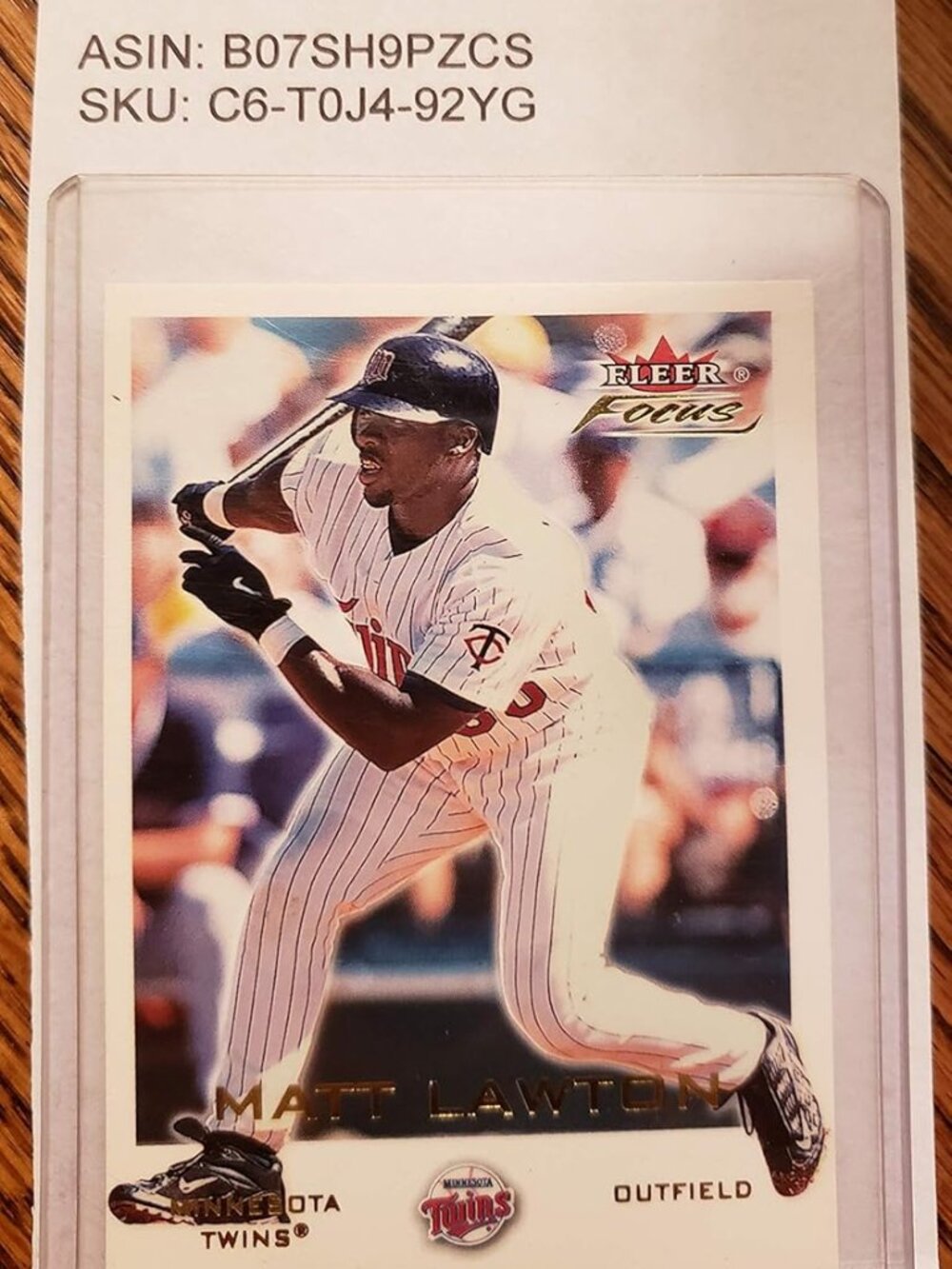2001 Fleer Skybox International® MATT LAWTON, Minnesota Twins™ Fleer Focus 2001